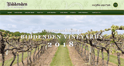 Desktop Screenshot of biddendenvineyards.com